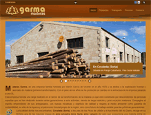 Tablet Screenshot of maderasgarma.com